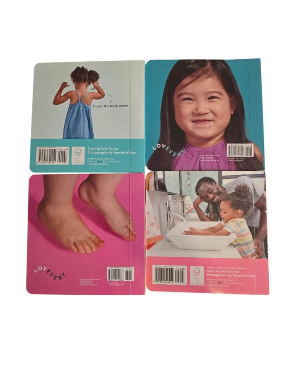 Lovevery Board Book Lot of 4 How I Feel Parts of Me Ready to Go Pee First Book